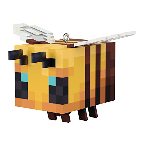 Hallmark Keepsake Christmas Ornament 2023, Minecraft Bee, Gifts for Gamers