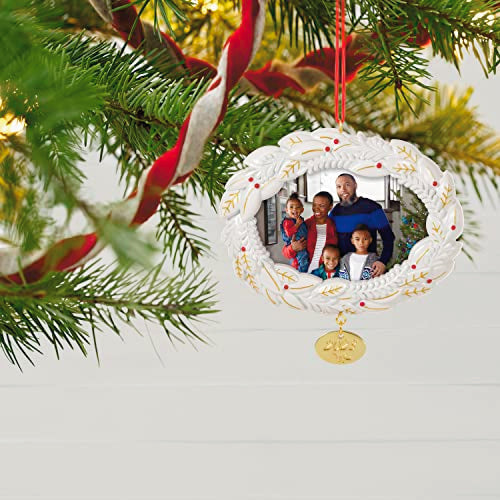 Hallmark Keepsake Christmas Ornament 2023, A Beautiful Year Metal Photo Frame, Picture Gifts