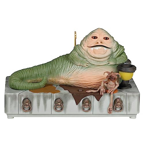 Hallmark Keepsake Christmas Ornament 2023, Star Wars: Return of The Jedi Jabba The Hutt Ornament with Sound and Motion, Gifts for Star Wars Fans